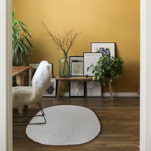 Terra Harvest Bleached Oval Rug - 1\'8\" x 2\'6\"