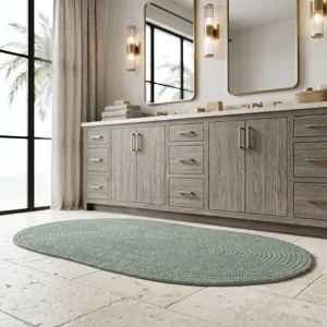 Shoreline Avocado Oval Rug - 2\' x 3\'