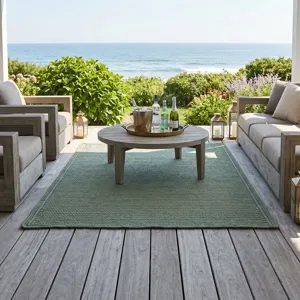 Shoreline Avocado Cross Sewn Rectangle Rug - 11\'4\" x 14\'4\"