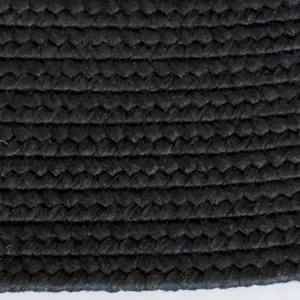 Shoreline Black Oval Rug - 5\' x 8\'