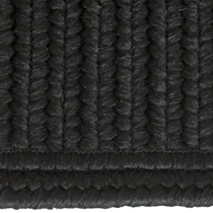Shoreline Black Cross Sewn Rectangle Rug - 5\'6\" x 5\'6\"