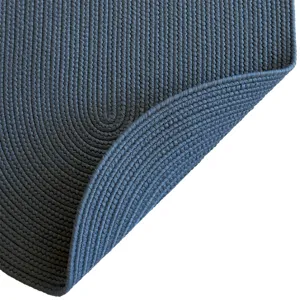 Shoreline Ocean Blue Oval Rug - 4\' x 6\'