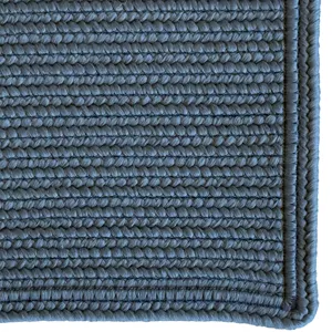 Shoreline Ocean Blue Cross Sewn Rectangle Rug - 3\' x 5\'