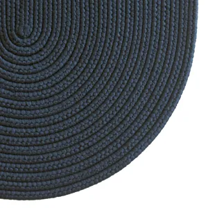 Shoreline Navy Oval Rug - 5\' x 8\'
