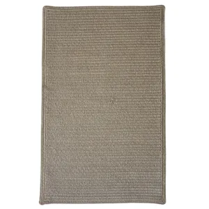Shoreline Khaki Cross Sewn Rectangle Rug