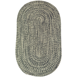 Beach Barn Tweed Seaweed Oval Rug