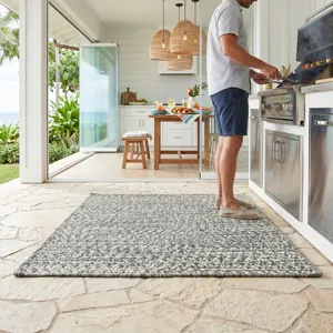 Beach Barn Tweed Seaweed Cross Sewn Rectangle Rug - 2\' x 3\'