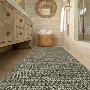 Beach Barn Tweed Driftwood Cross Sewn Rectangle Rug - 4\' x 6\'