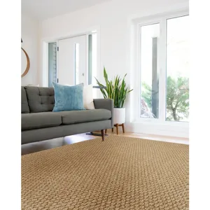 Worthington Jute Vertical Stripe Rectangle Rug - 2\' x 8\'