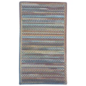 American Legacy Slate Blue Cross Sewn Rectangle Rug - 2\' x 3\'