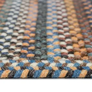 American Legacy Slate Blue Cross Sewn Rectangle Rug - 2\' x 3\'