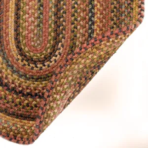 American Legacy Antique Multi Round Rug - 1\'3\" x 1\'3\"