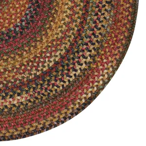 American Legacy Antique Multi Round Rug - 1\'3\" x 1\'3\"