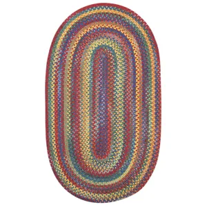 American Legacy Primary Multi Oval Rug - 9\'2\" x 13\'2\"
