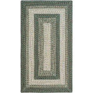 Sturbridge Balsam Green Concentric Rectangle Rug