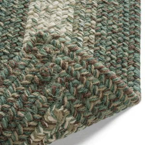 Sturbridge Balsam Green Concentric Rectangle Rug - 1\'8\" x 2\'6\"