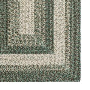 Sturbridge Balsam Green Concentric Rectangle Rug - 1\'8\" x 2\'6\"