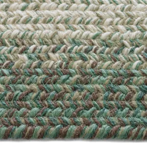 Sturbridge Balsam Green Concentric Rectangle Rug - 1\'8\" x 2\'6\"