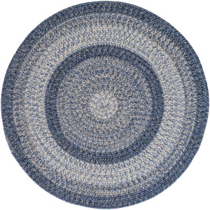 Sturbridge Lake Blue Round Rug