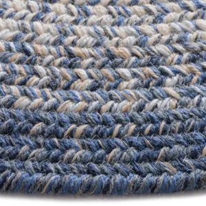Sturbridge Lake Blue Round Rug - 5\'6\" x 5\'6\"