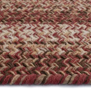 Sturbridge Maple Red Oval Rug - 7\' x 9\'