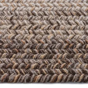 Sturbridge Berkshire Brown Concentric Rectangle Rug - 9\'6\" x 9\'6\"