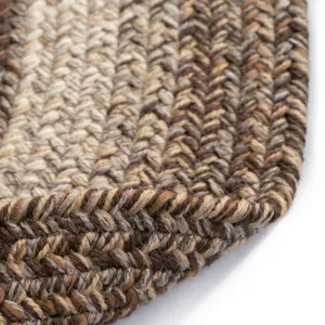 Sturbridge Berkshire Brown Oval Rug - 3\' x 5\'