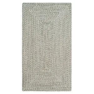 Stockton Light Green Concentric Rectangle Rug - 2\' x 8\'