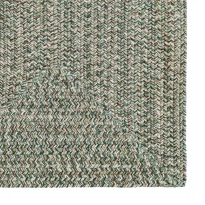 Stockton Medium Green Concentric Rectangle Rug - 7\'6\" x 7\'6\"