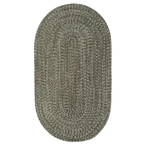 Stockton Medium Green Oval Rug - 7\' x 9\'