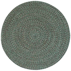 Stockton Dark Green Round Rug - 9\'6\" x 9\'6\"