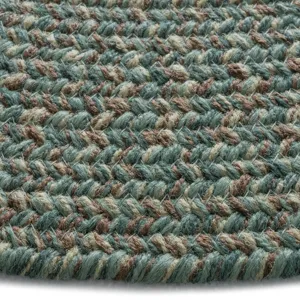 Stockton Dark Green Round Rug - 9\'6\" x 9\'6\"