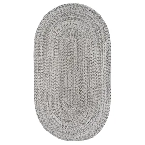 Stockton Light Gray Oval Rug - 4\' x 6\'
