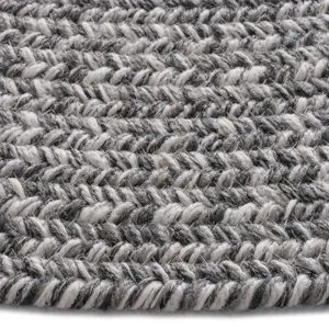 Stockton Medium Gray Round Rug - 3\' x 3\'