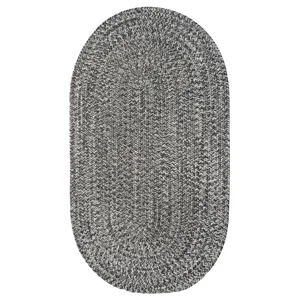 Stockton Medium Gray Oval Rug - 2\' x 3\'