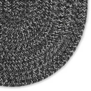 Stockton Dark Gray Oval Rug - 8\' x 11\'