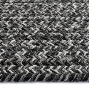 Stockton Dark Gray Oval Rug - 8\' x 11\'