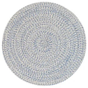Stockton Light Blue Round Rug - 3\' x 3\'