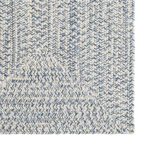 Stockton Light Blue Concentric Rectangle Rug - 8\'6\" x 8\'6\"