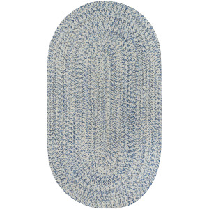 Stockton Light Blue Oval Rug