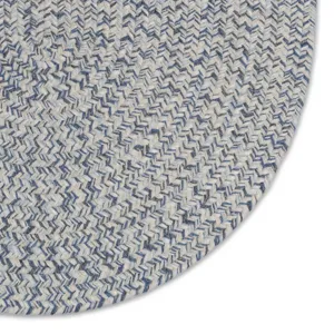 Stockton Light Blue Oval Rug - 9\'2\" x 13\'2\"