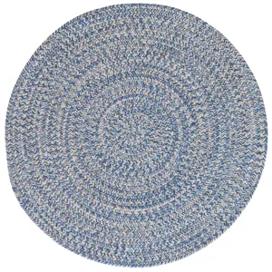 Stockton Medium Blue Round Rug - 8\'6\" x 8\'6\"