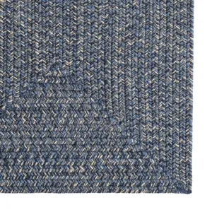 Stockton Dark Blue Concentric Rectangle Rug - 2\' x 3\'