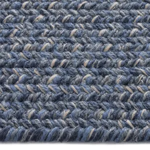 Stockton Dark Blue Concentric Rectangle Rug - 2\' x 3\'