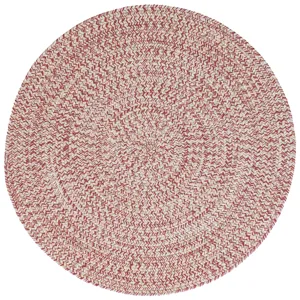 Stockton Light Red Round Rug - 9\'6\" x 9\'6\"