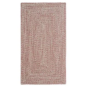 Stockton Light Red Concentric Rectangle Rug - 9\'2\" x 13\'2\"