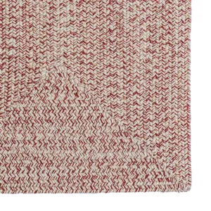 Stockton Light Red Concentric Rectangle Rug - 9\'2\" x 13\'2\"