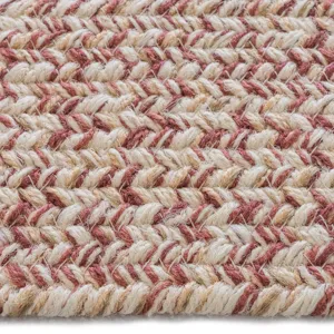 Stockton Light Red Concentric Rectangle Rug - 9\'2\" x 13\'2\"