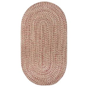 Stockton Light Red Oval Rug - 9\'2\" x 13\'2\"