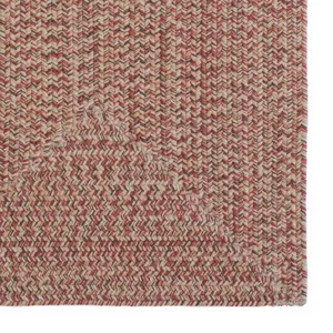 Stockton Medium Red Concentric Rectangle Rug - 5\' x 8\'